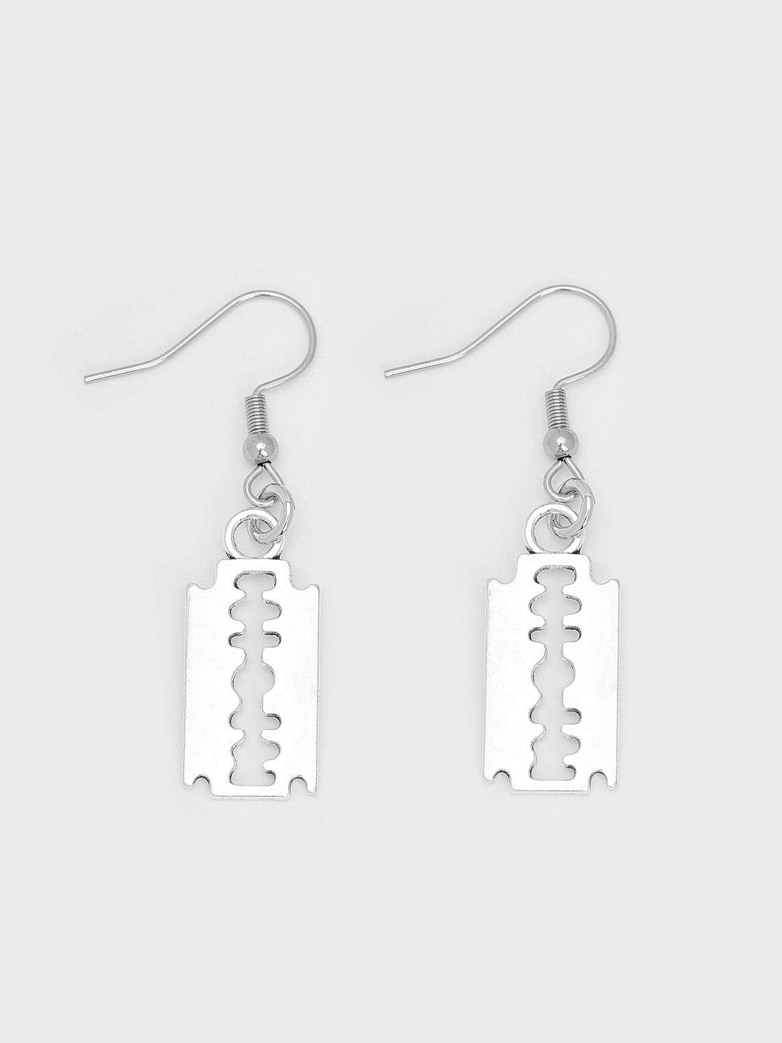 Punk dark series blade earrings