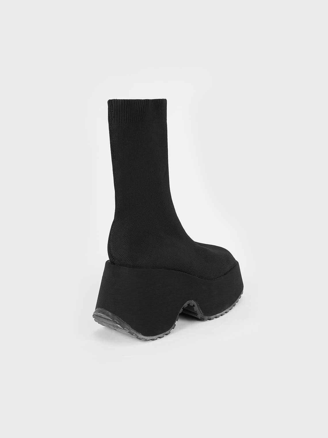 Plain Fleece Ankle Sock Boots