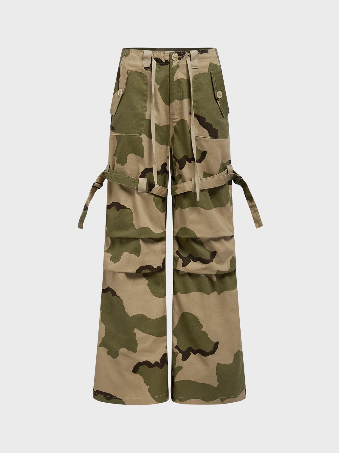 Pockets Cargo Camouflage Camo Pants