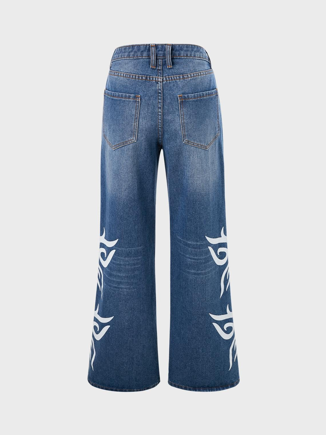 Casual Blue Bottom Jeans