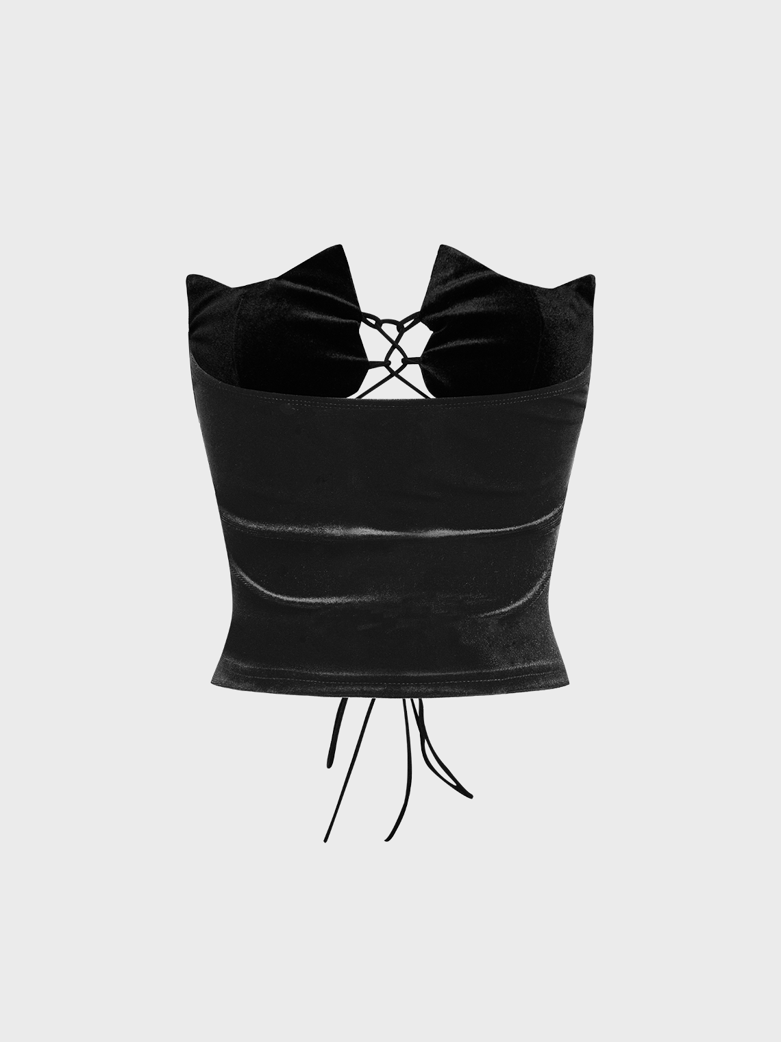 Y2k Black Lace up Corset Top Women Top