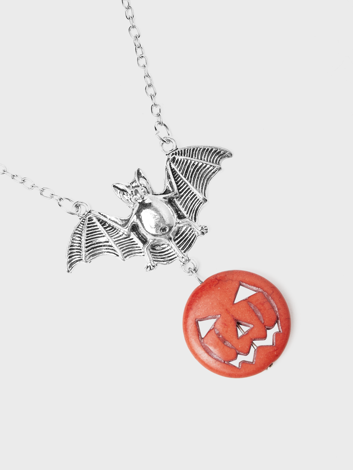 Halloween Metal Animal Picture Necklace