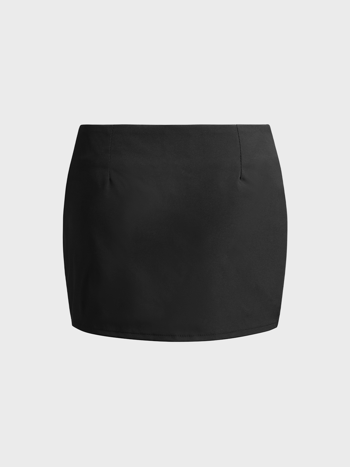 Pockets Cargo Plain Short Skirt