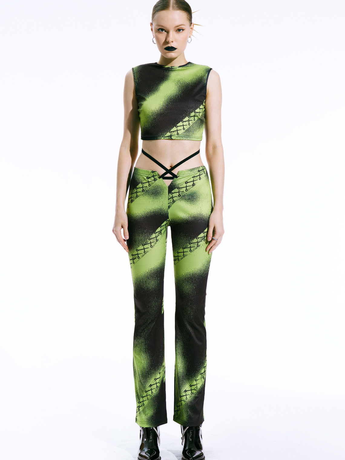 Green Two-Piece Set