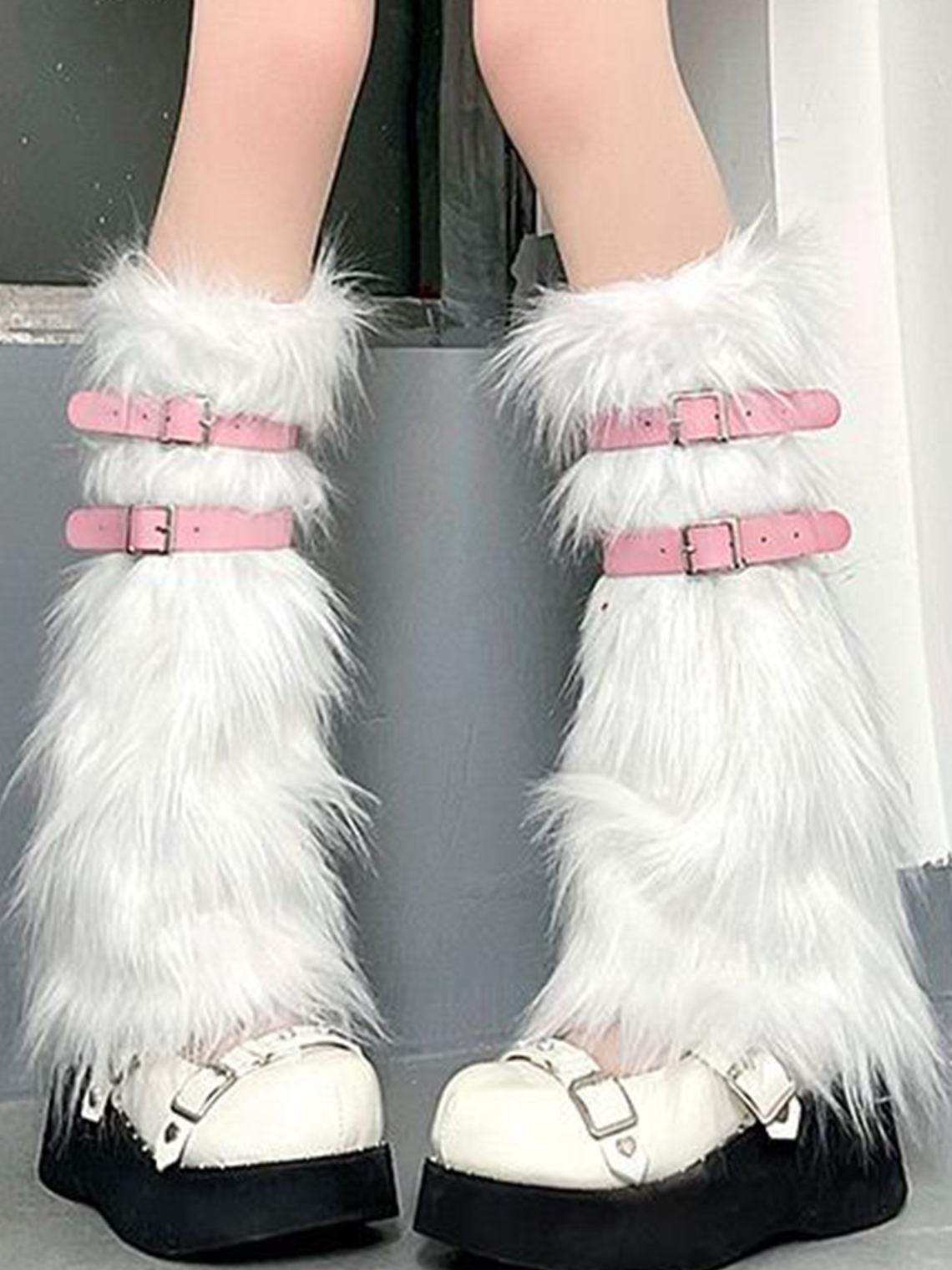 Faux Fur Fuzzy Leg Warmers