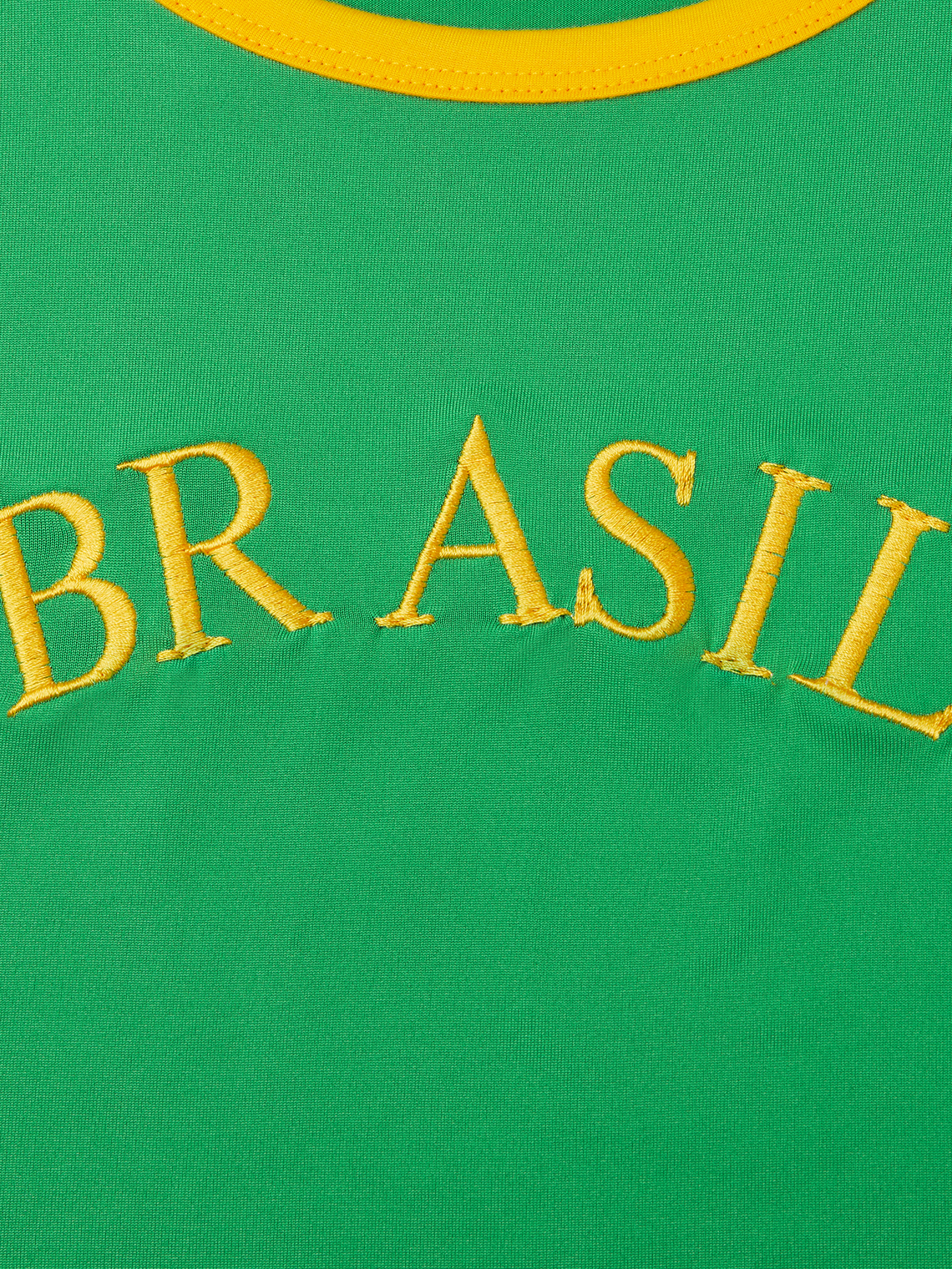 Brasil Color Block Tight T-Shirt