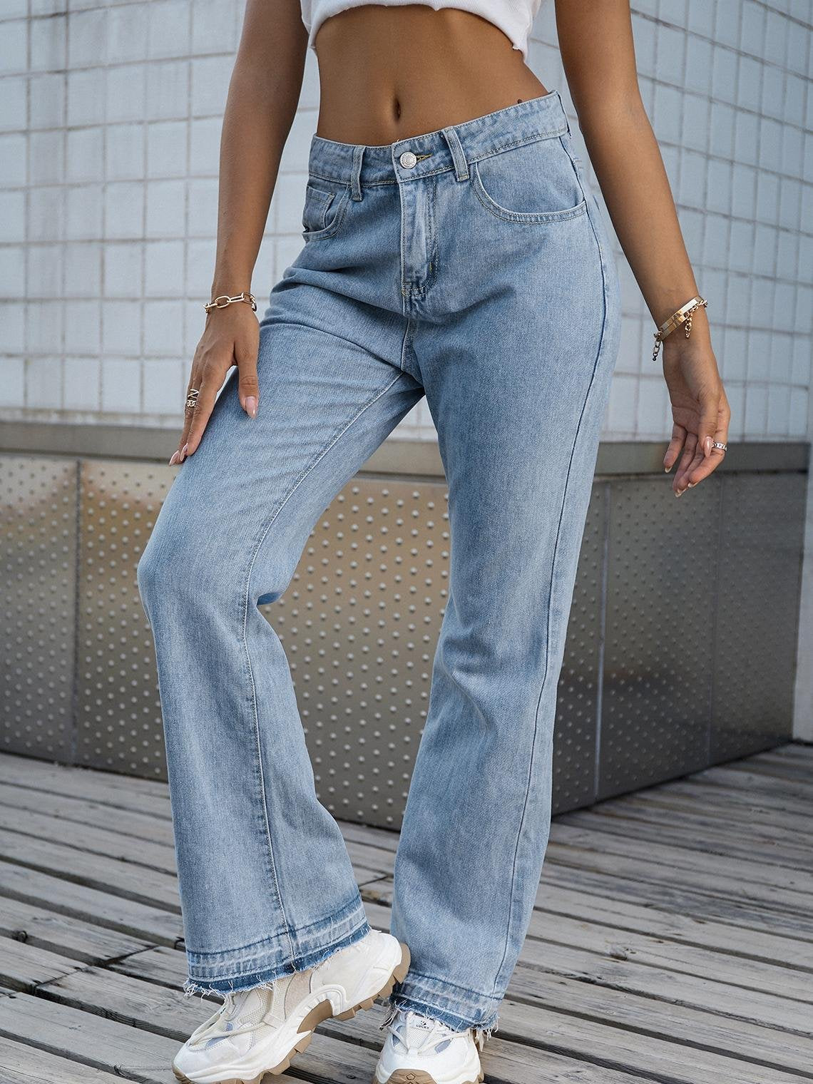 Vintage Blue Bottom Jeans