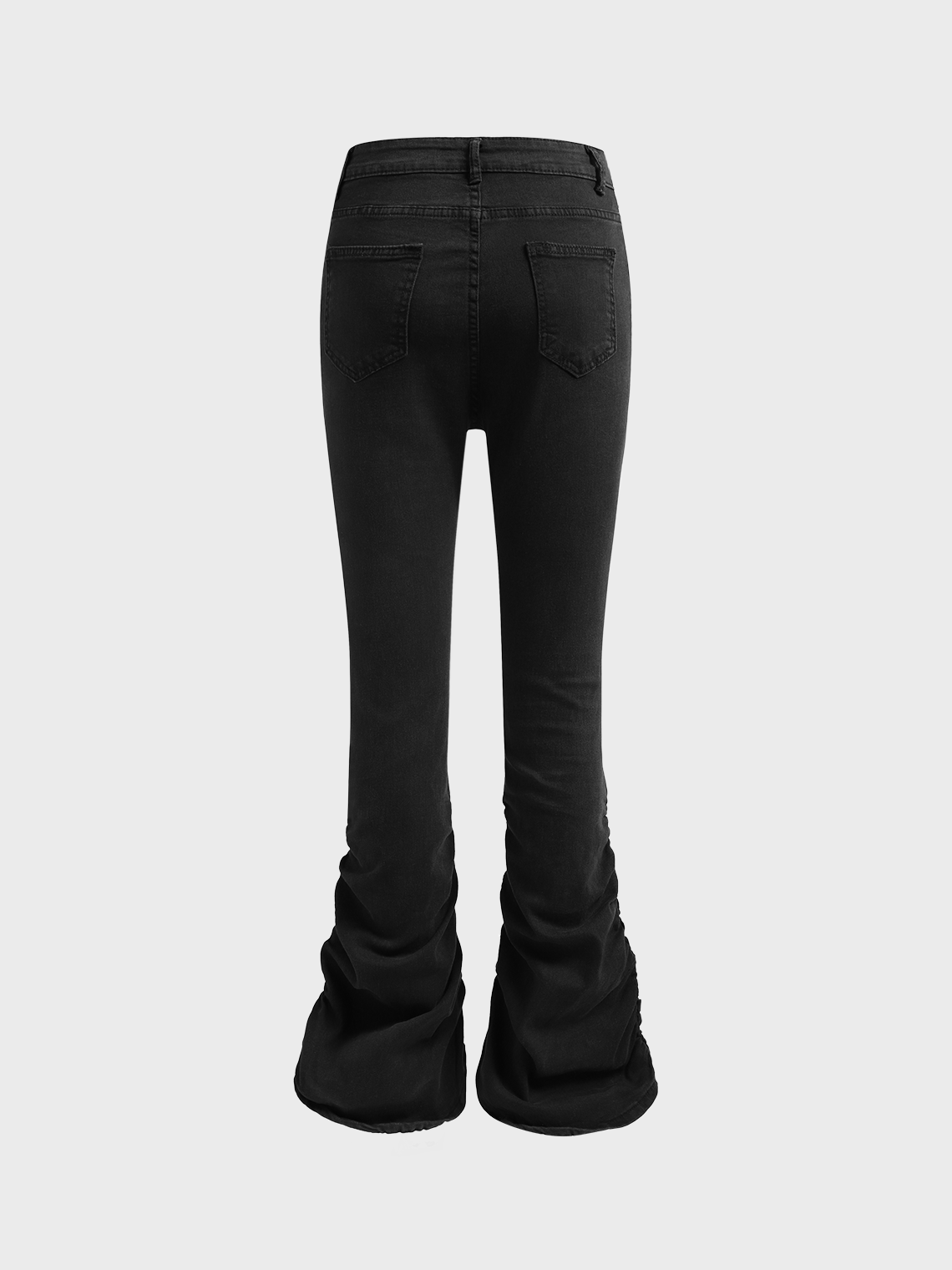 Plain Bell-Bottomtrousers Jeans