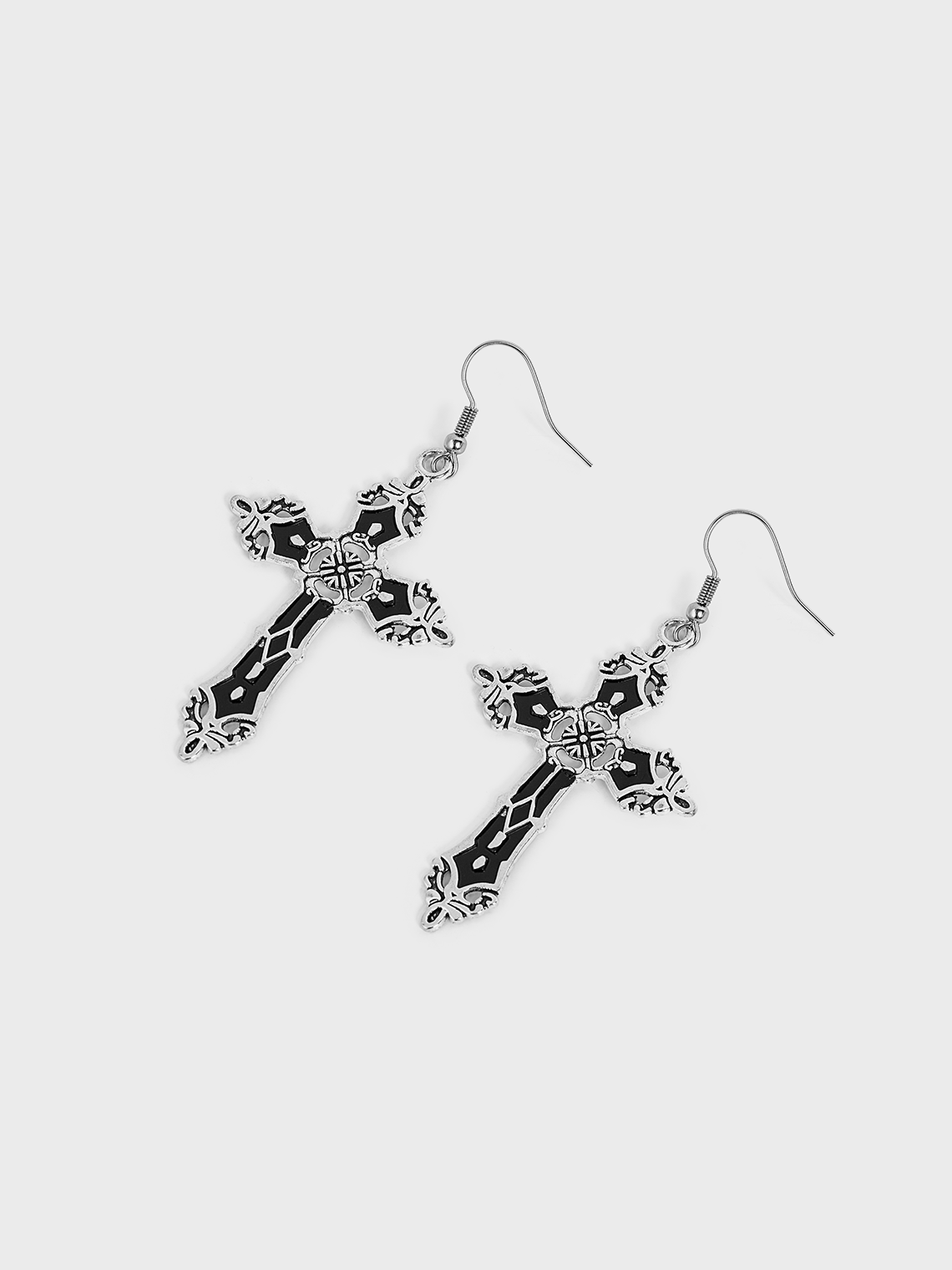 Punk Silver Accessory Earrings