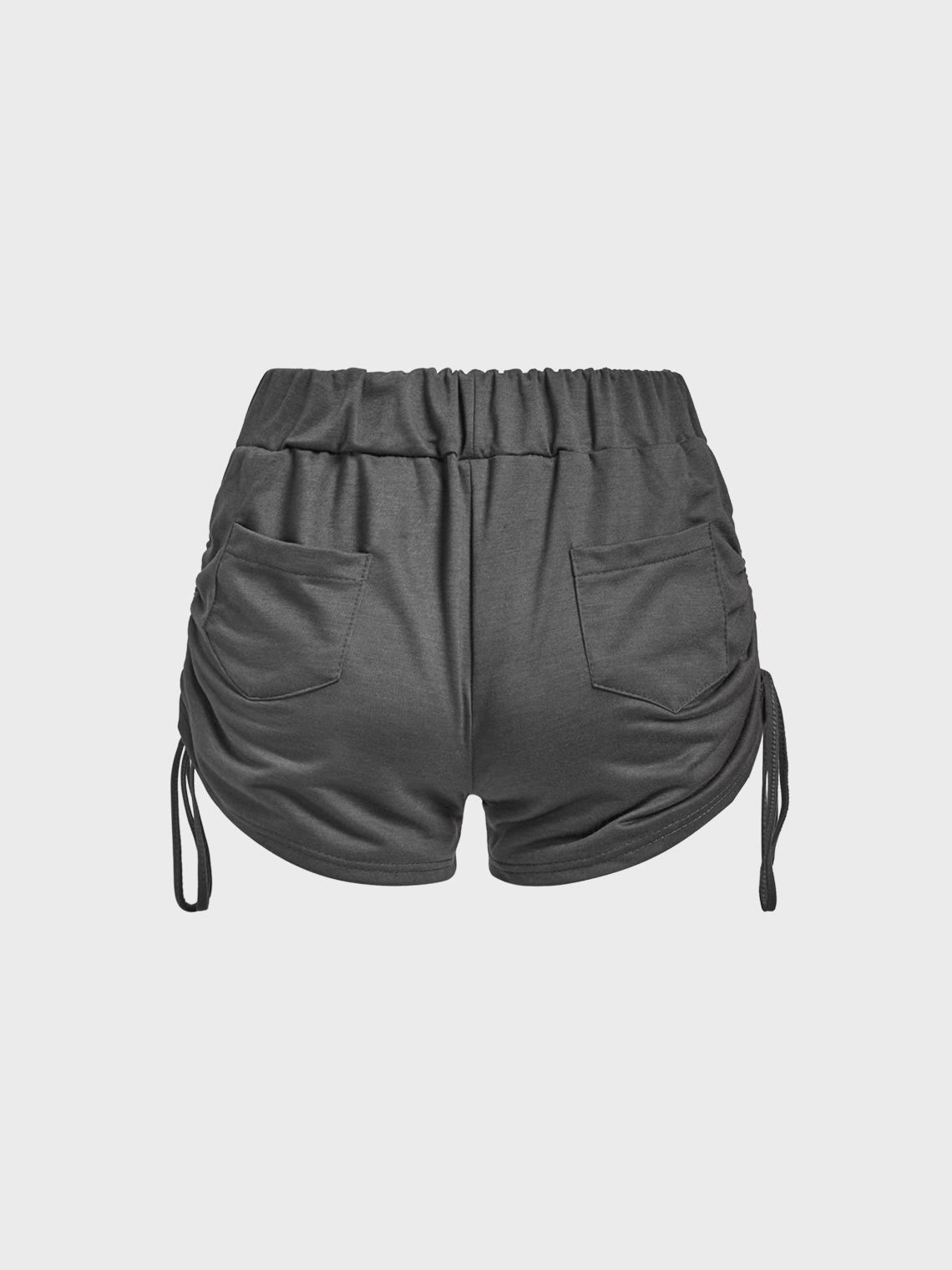 Drawstring Plain Shorts