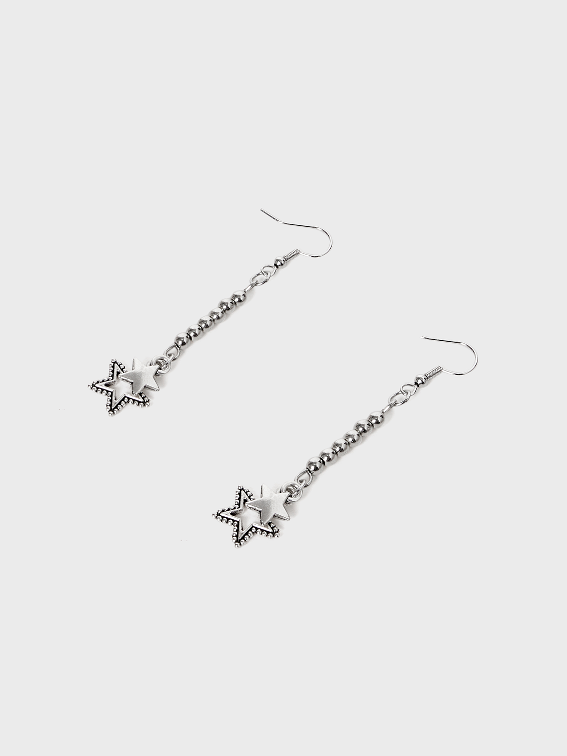 Y2k Silver Accessory Earrings