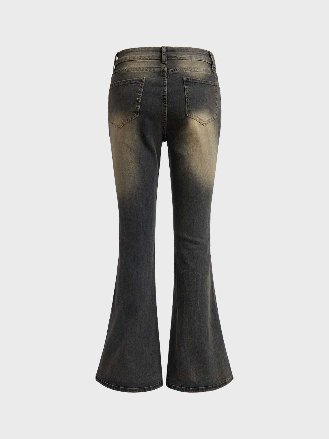 Denim Ombre Bell-Bottomtrousers Jeans