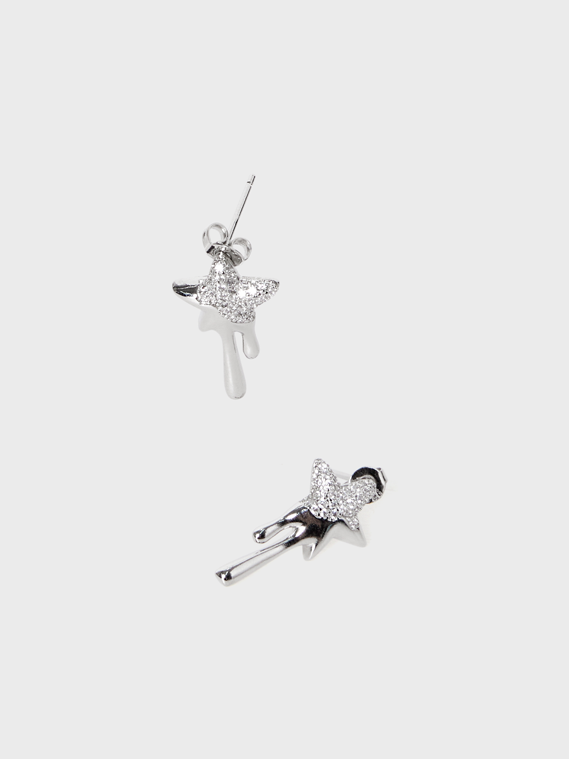 Y2k Silver Accessory Earrings