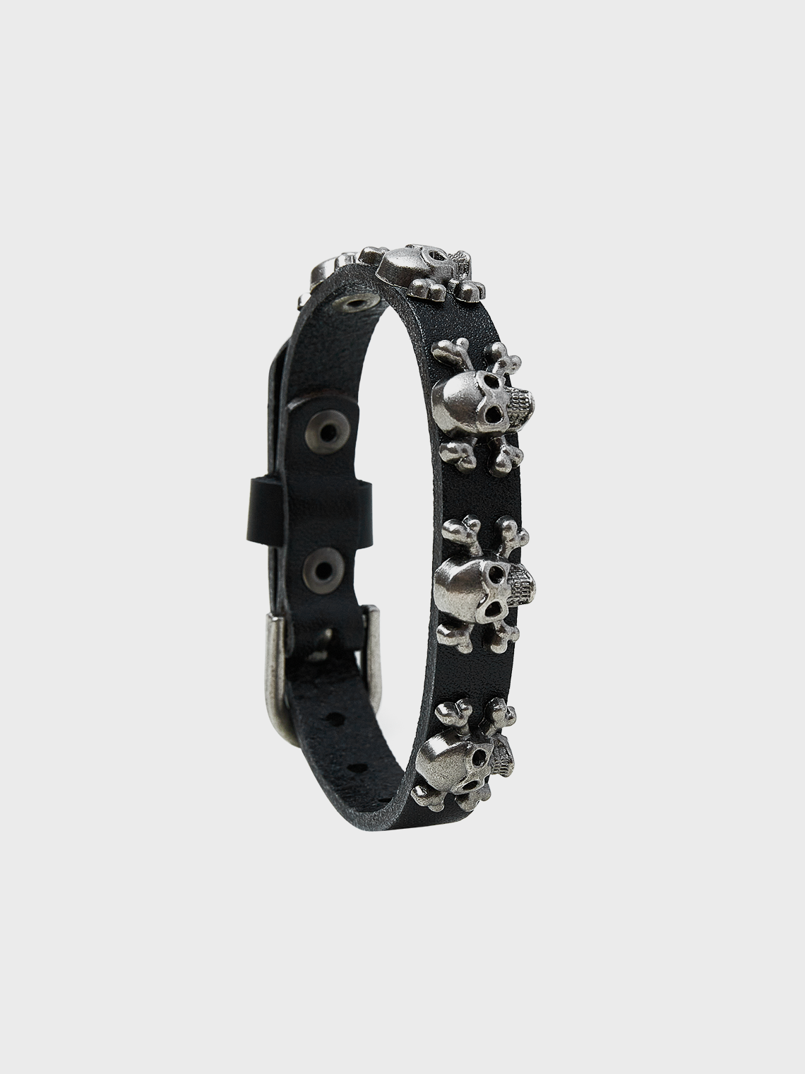 PU Skull Bracelet