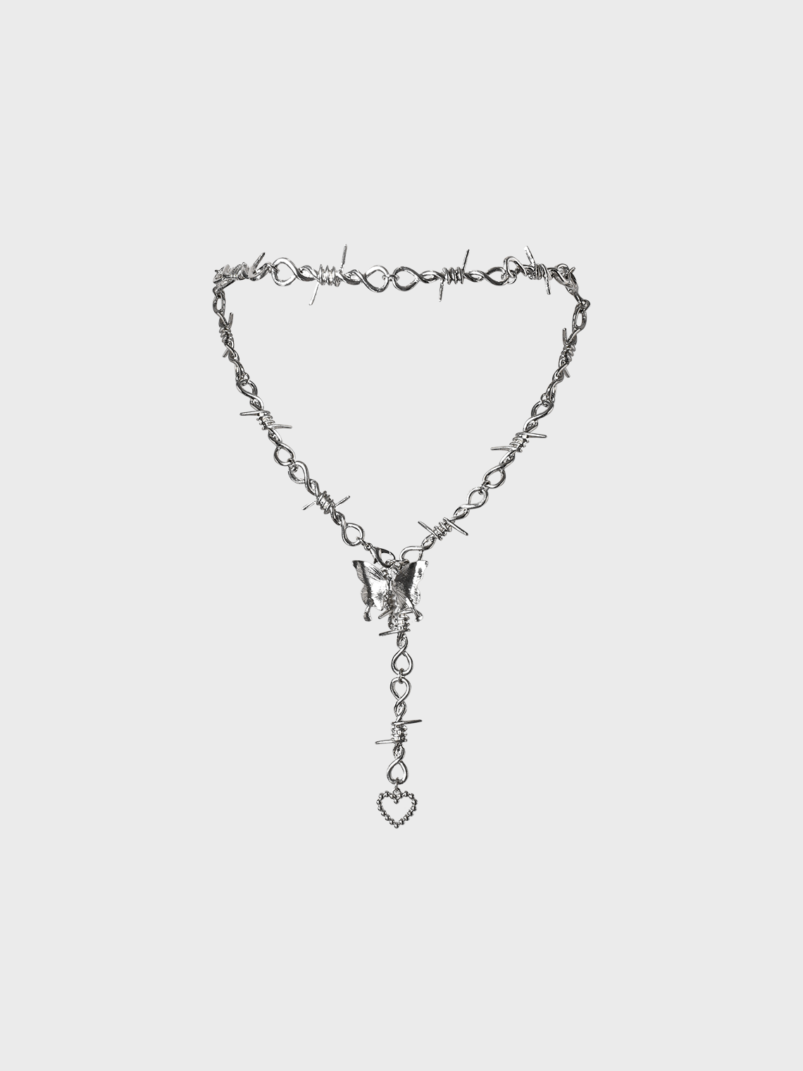 Y2K Silver Accessory Necklaces