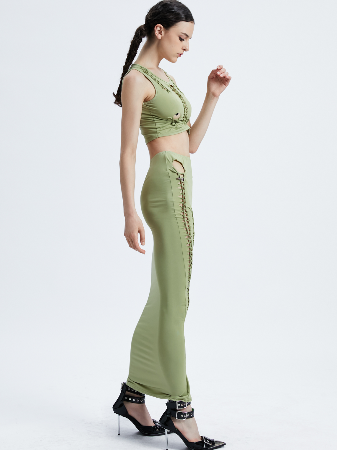 Street Green Two-Piece Set