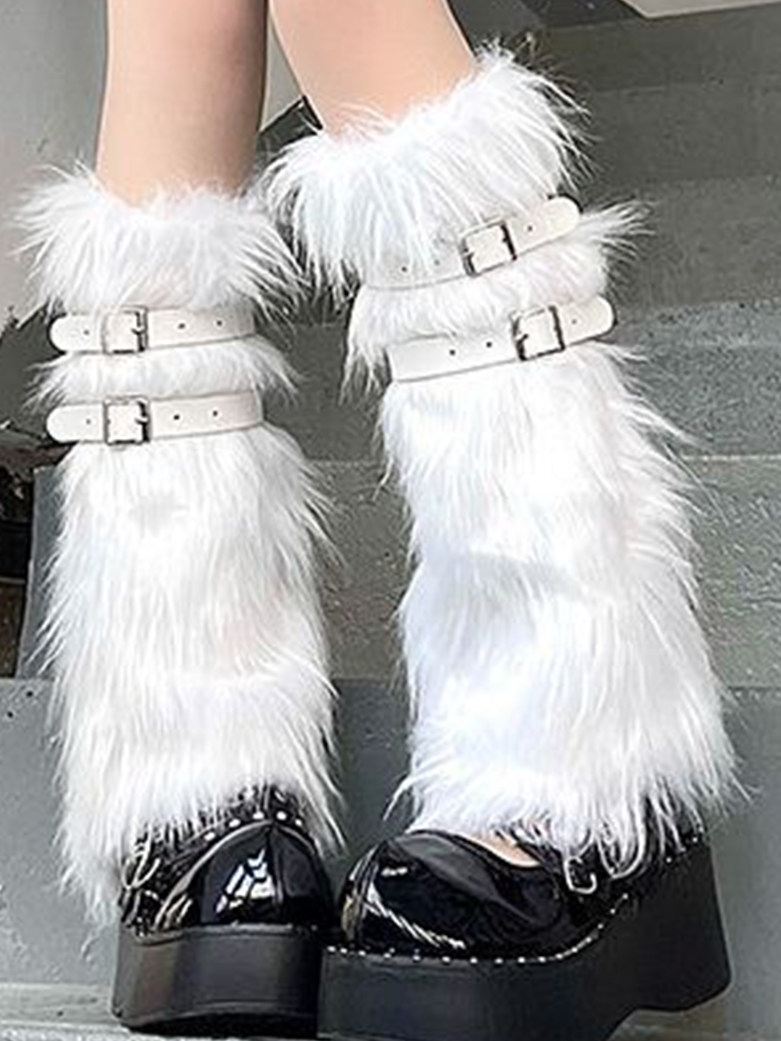 Faux Fur Fuzzy Leg Warmers