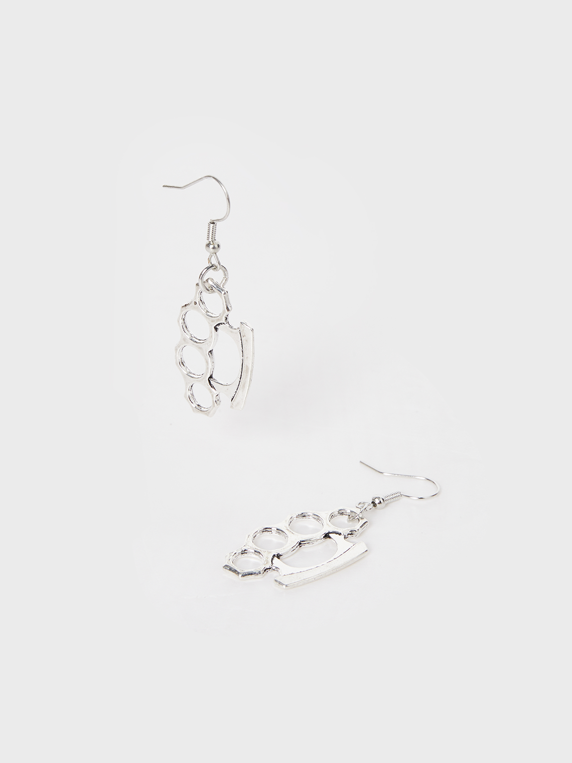 Punk Silver Accessory Earrings