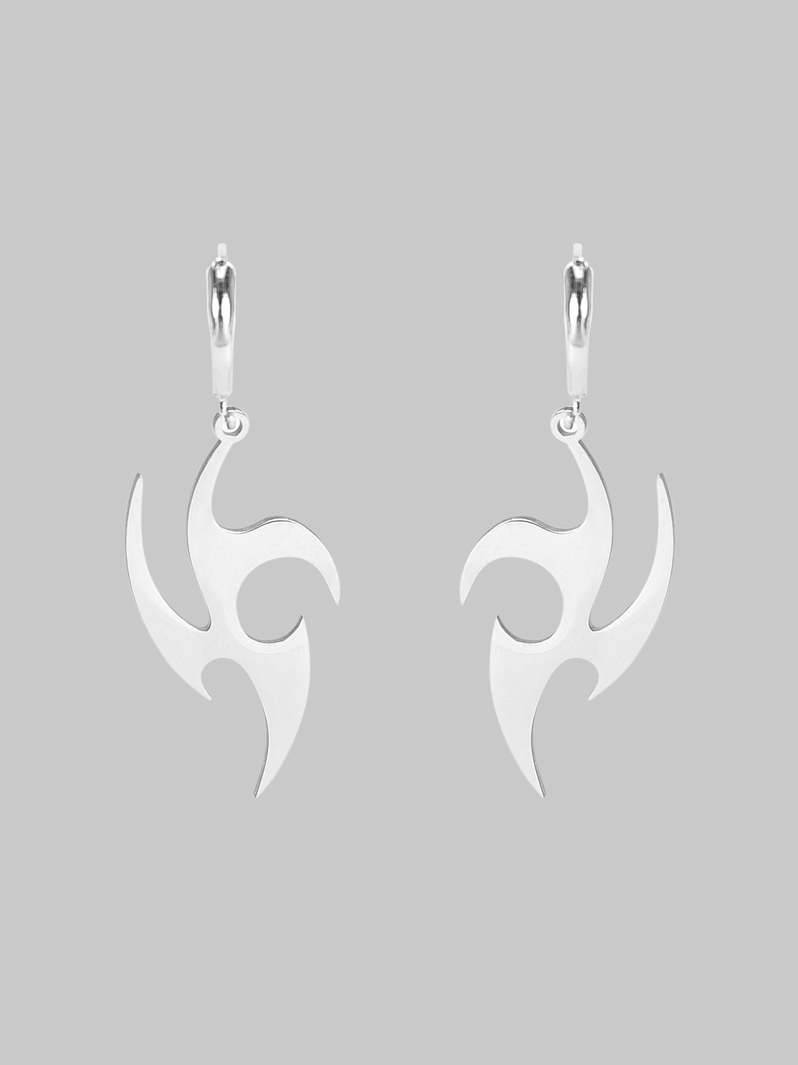 Punk Silver Accessory Earrings