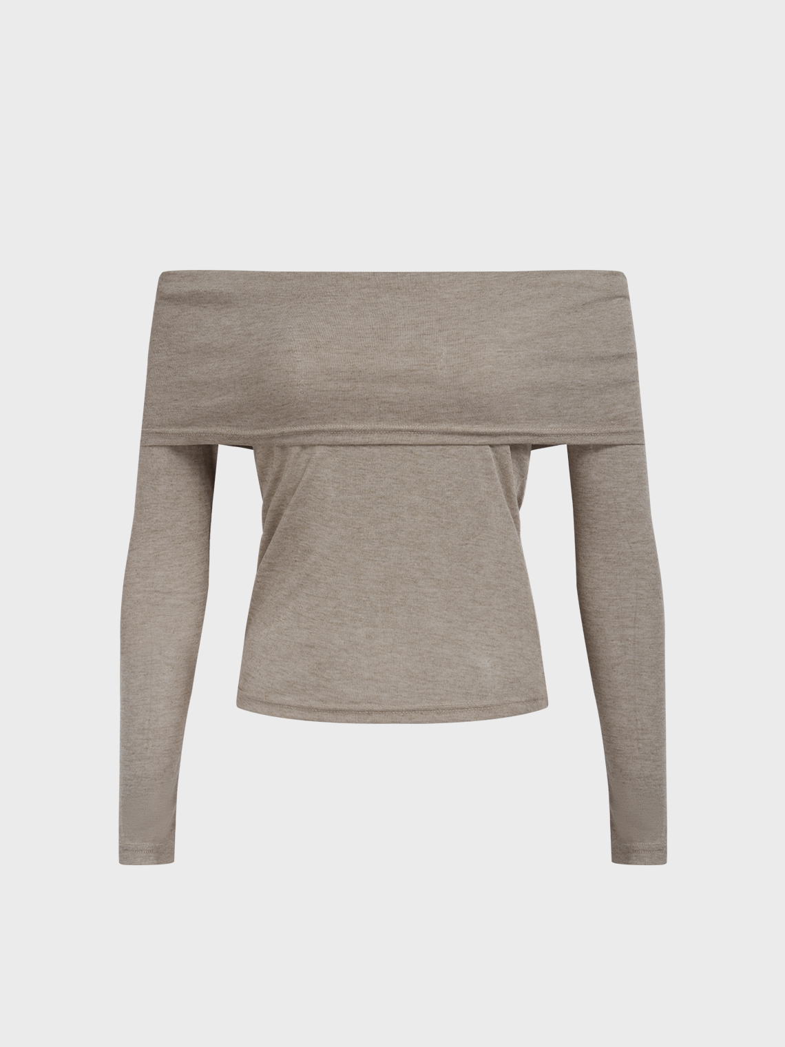 Two Pieces Crew Neck Plain Long Sleeve Shirt