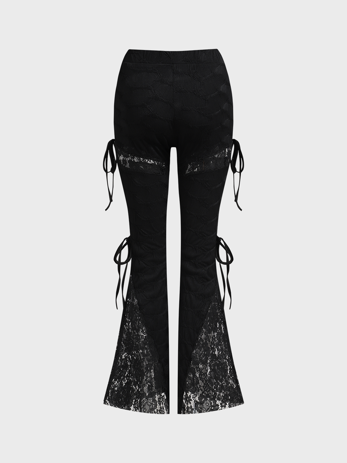 Jacquard Bell-Bottomtrousers Pants