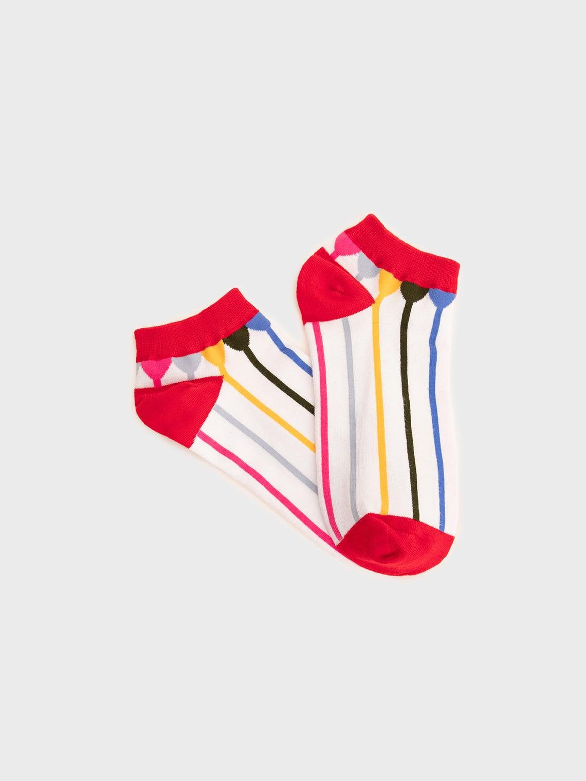 Red Brpwn Accessory Socks