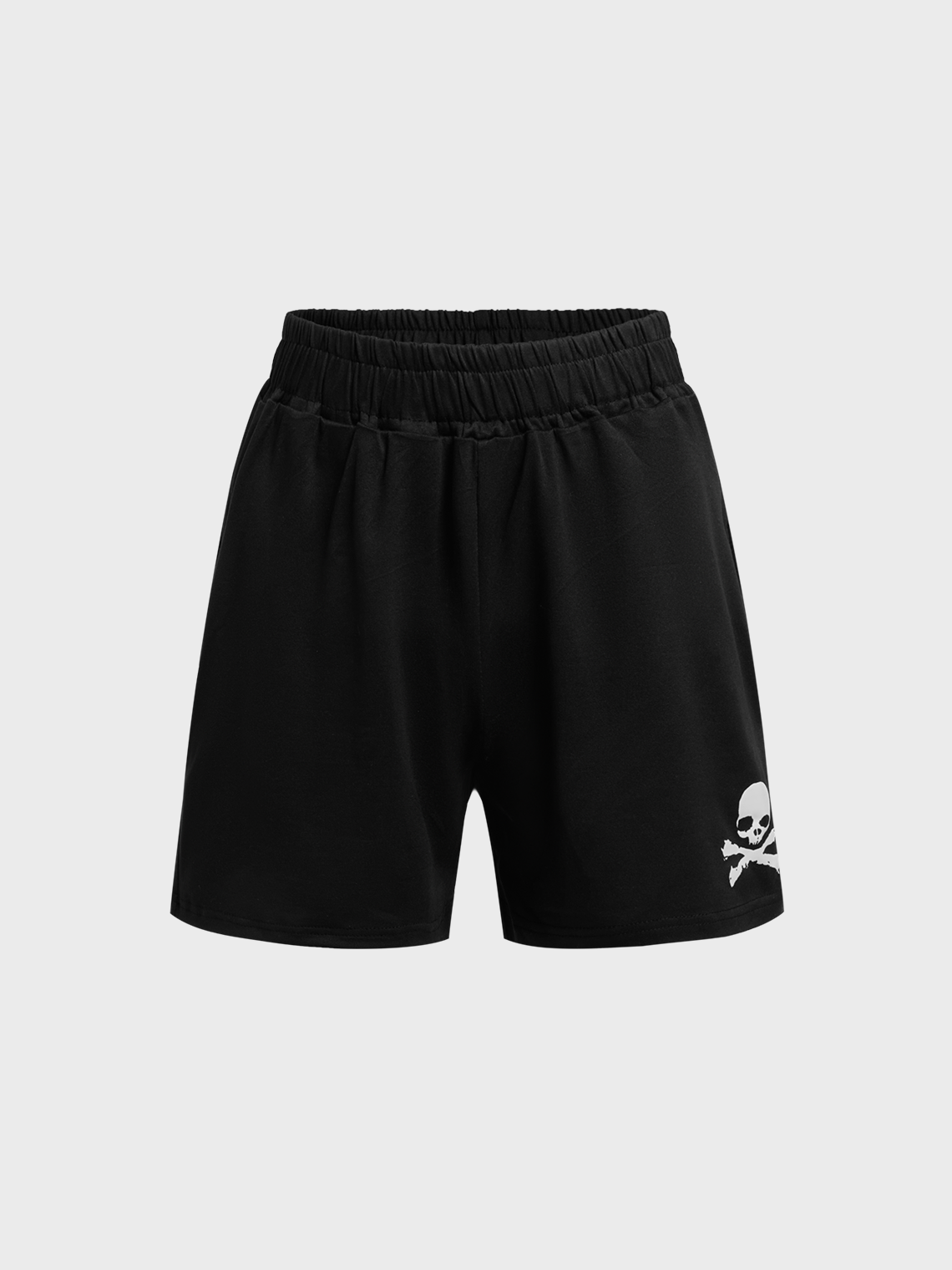 Skull Plain Shorts