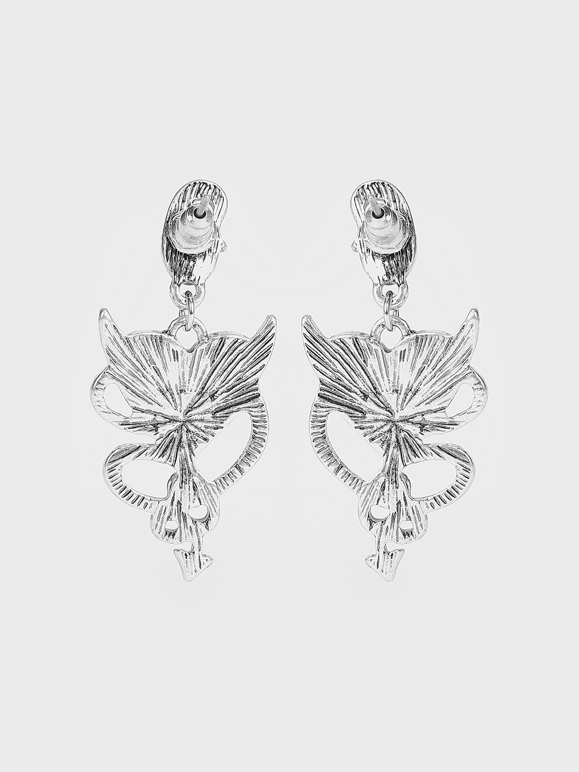 Metal Heart/Cordate Earrings