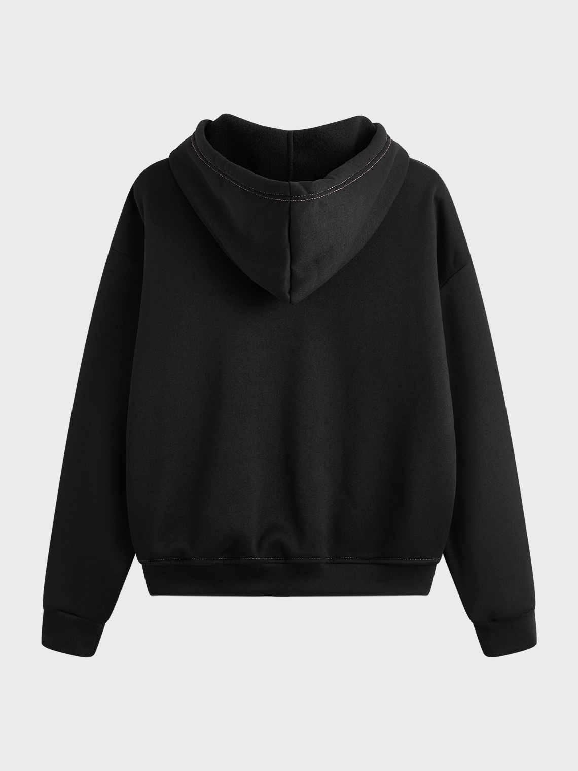 Color Block Pocket Long Sleeve Hoodie