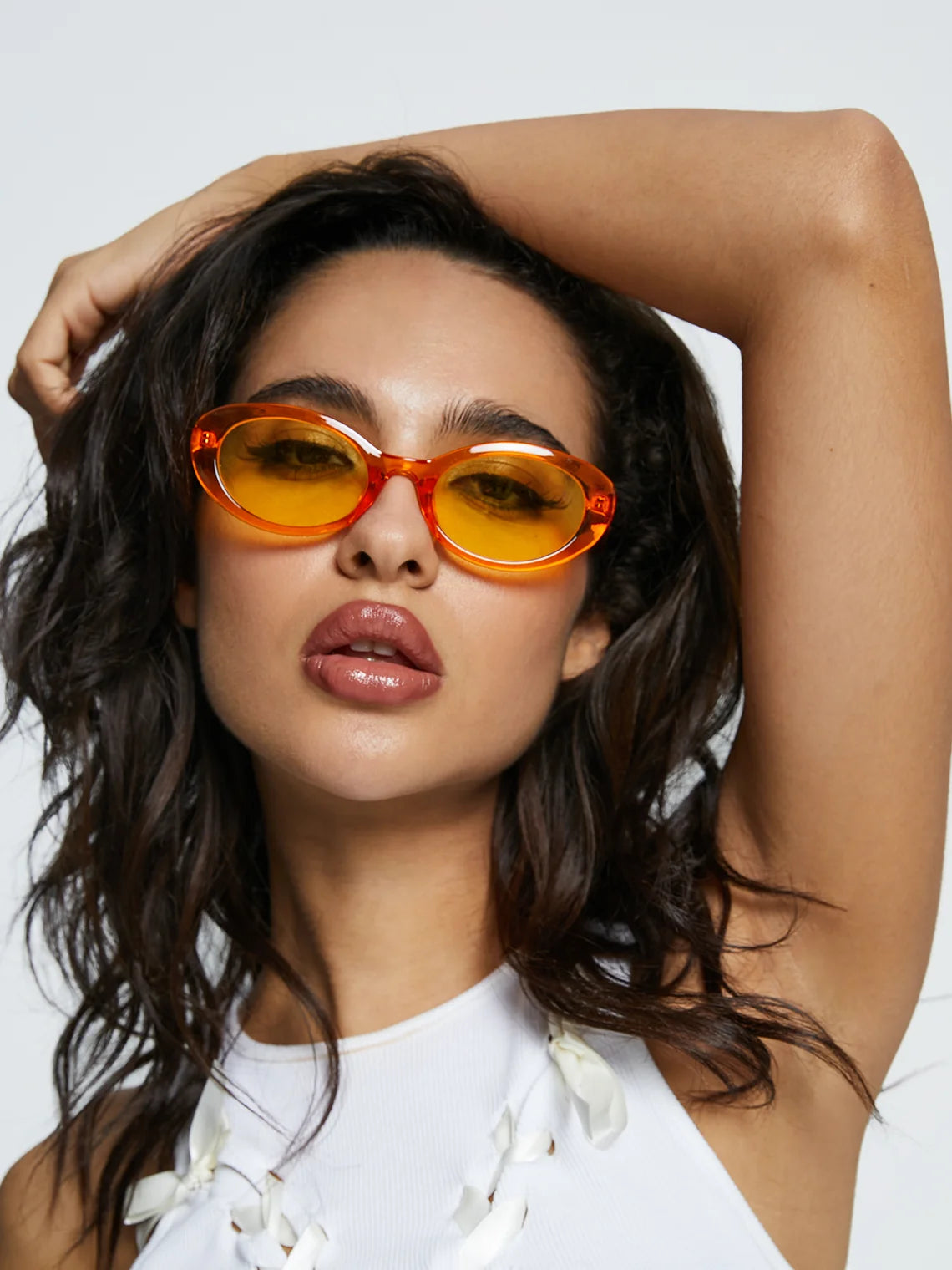 Oval Frame Fashion Sunglasses