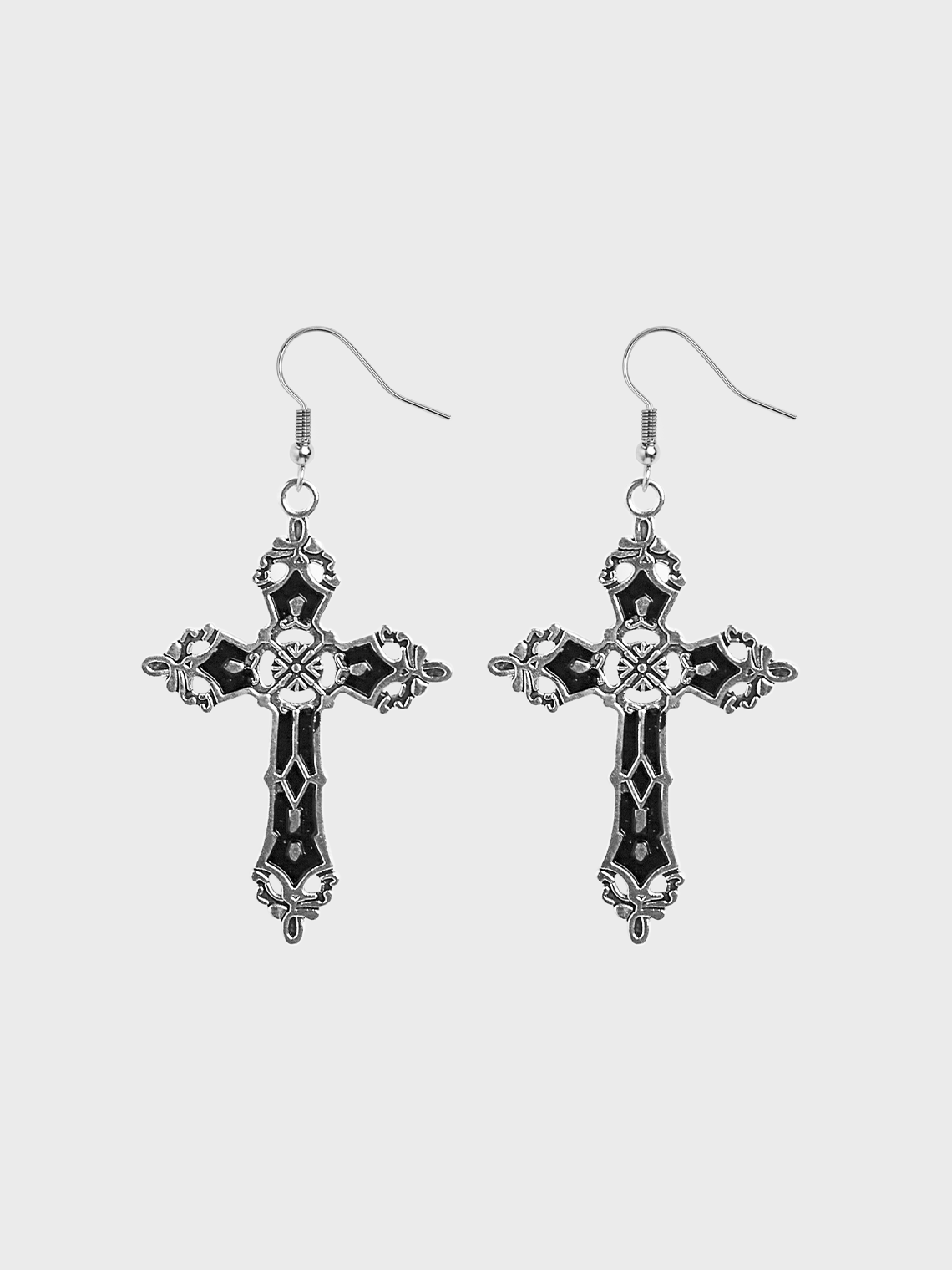 Punk Silver Accessory Earrings