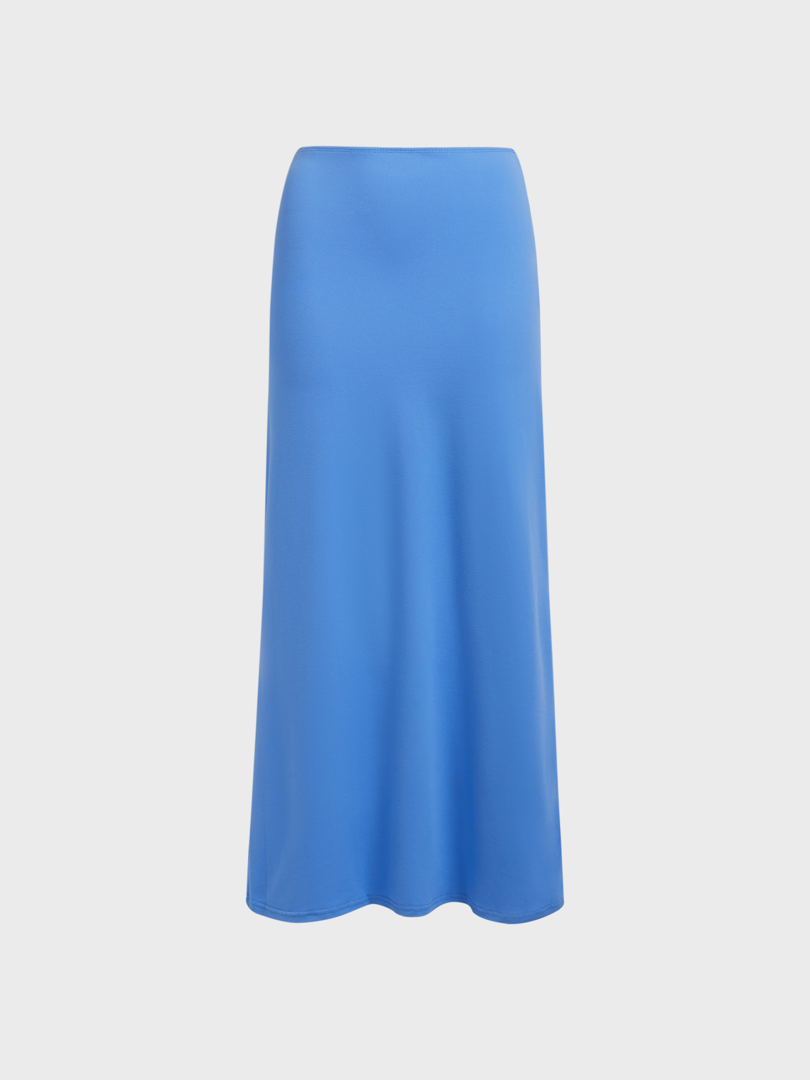 Clean Fit Basic Plain Top With Skirt Set