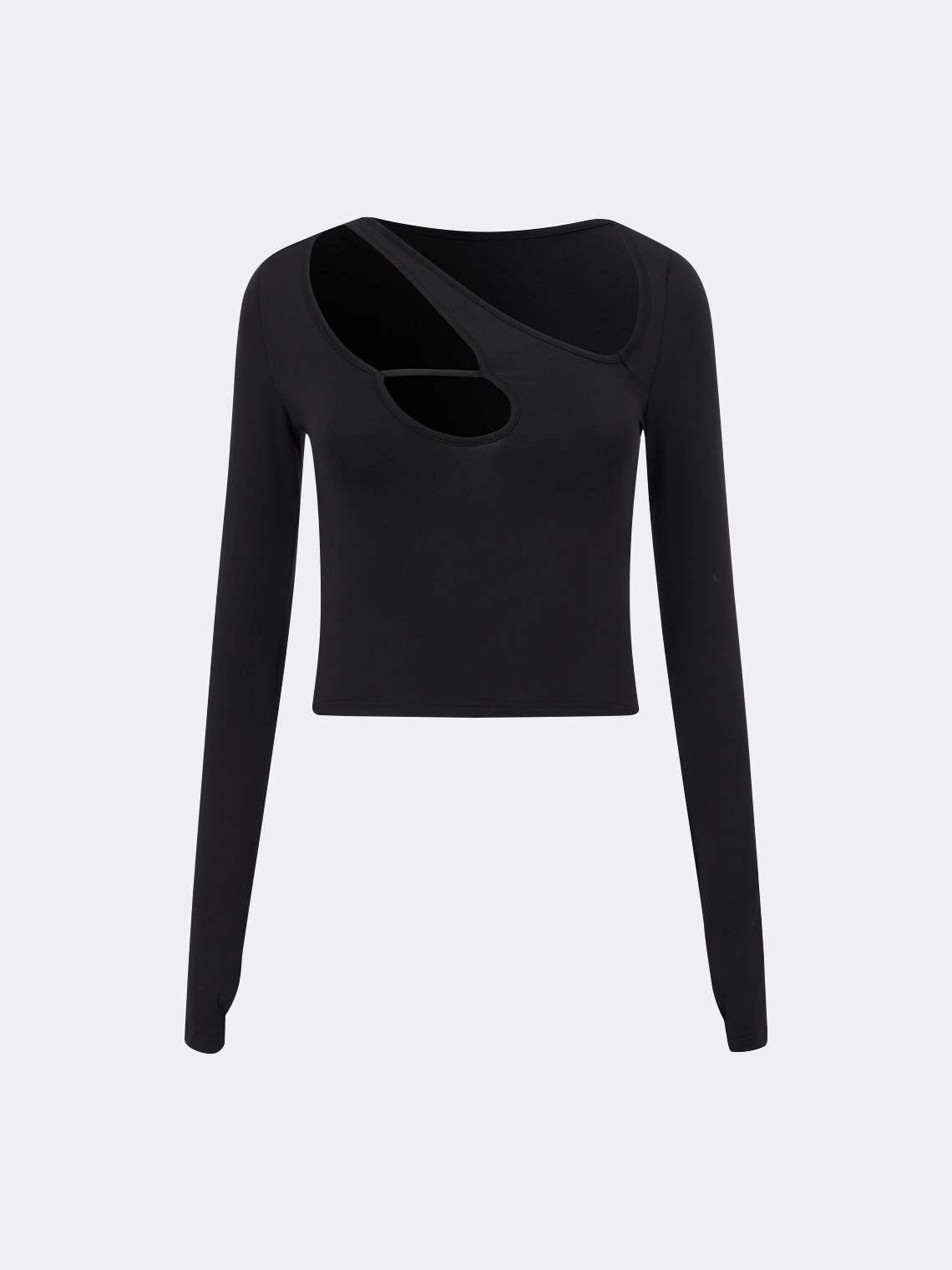 Casual Black Top T-Shirt