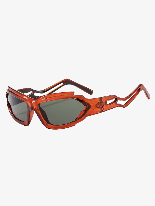 Cat Eye Fashion Color Block Sunglass