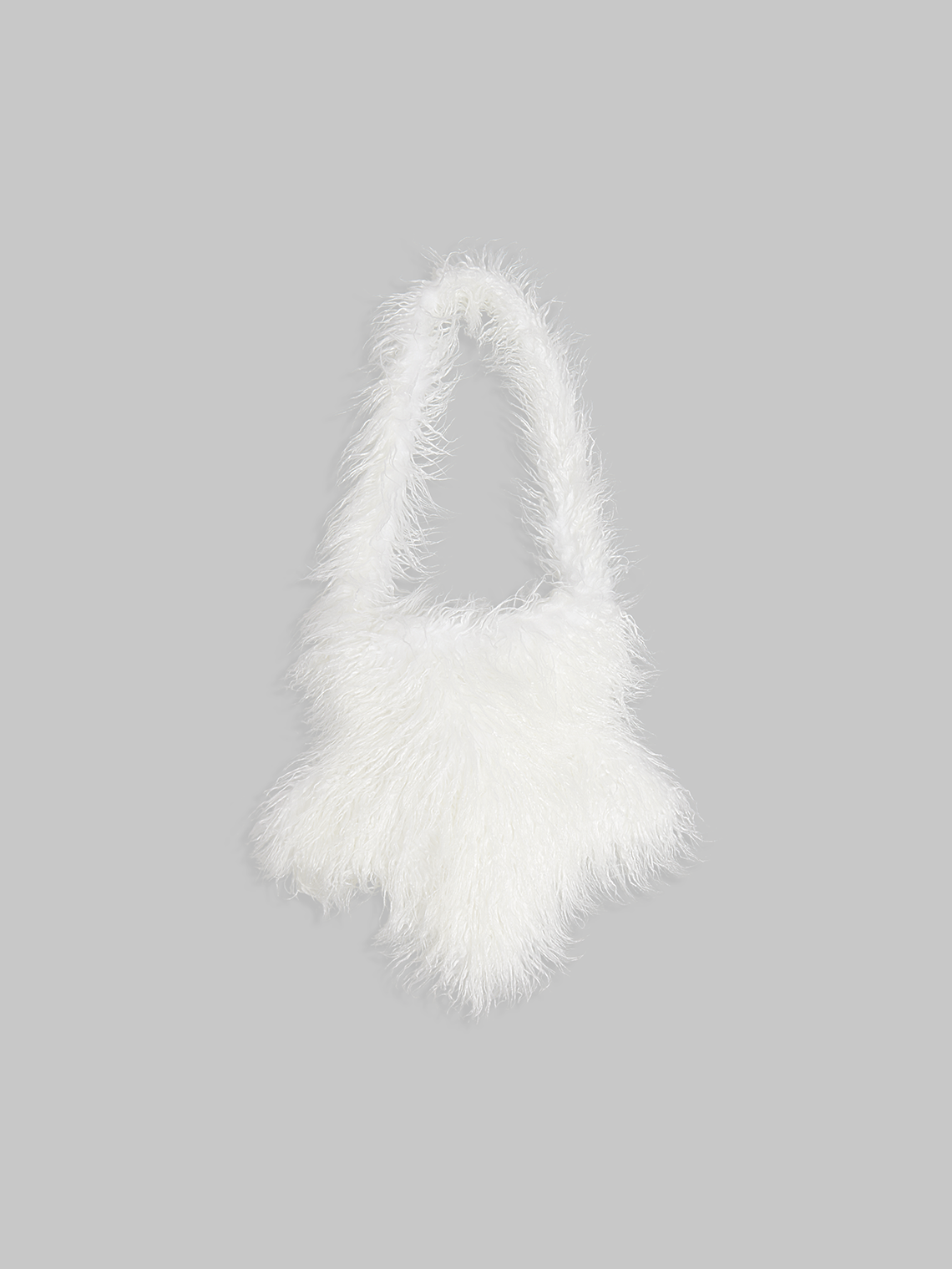 Fuzzy Artificial Fur Star Shoulder Bag