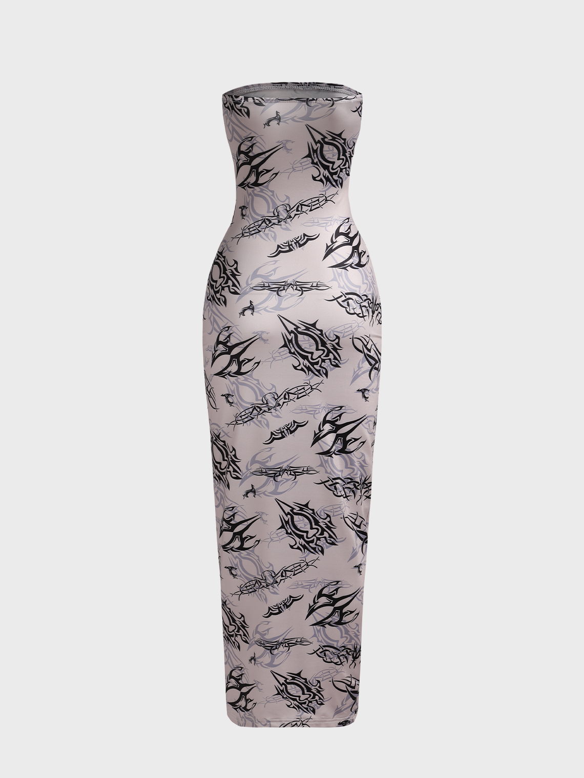 Random Print Y2K Tight Dress