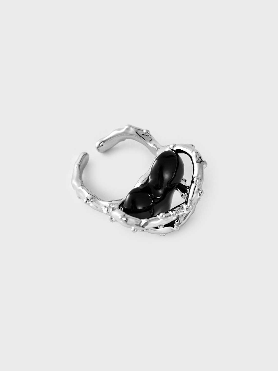 Punk Black Accessory Rings