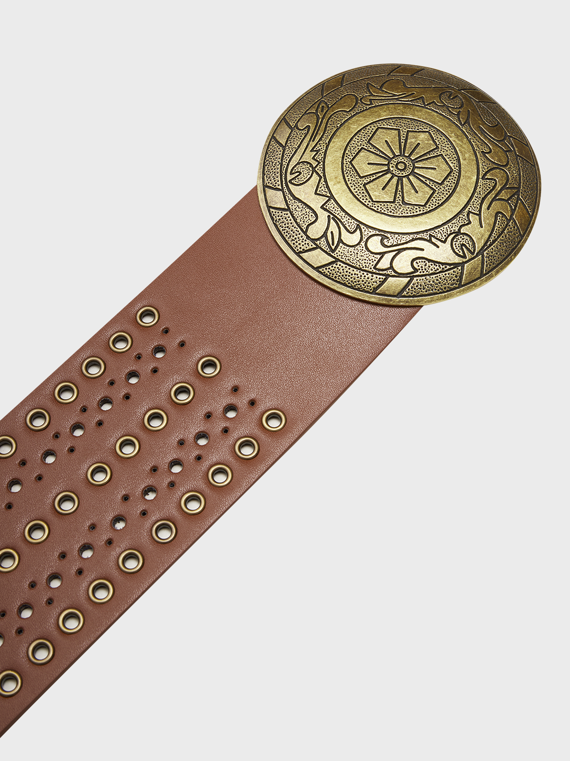 Studs PU Plain Belt