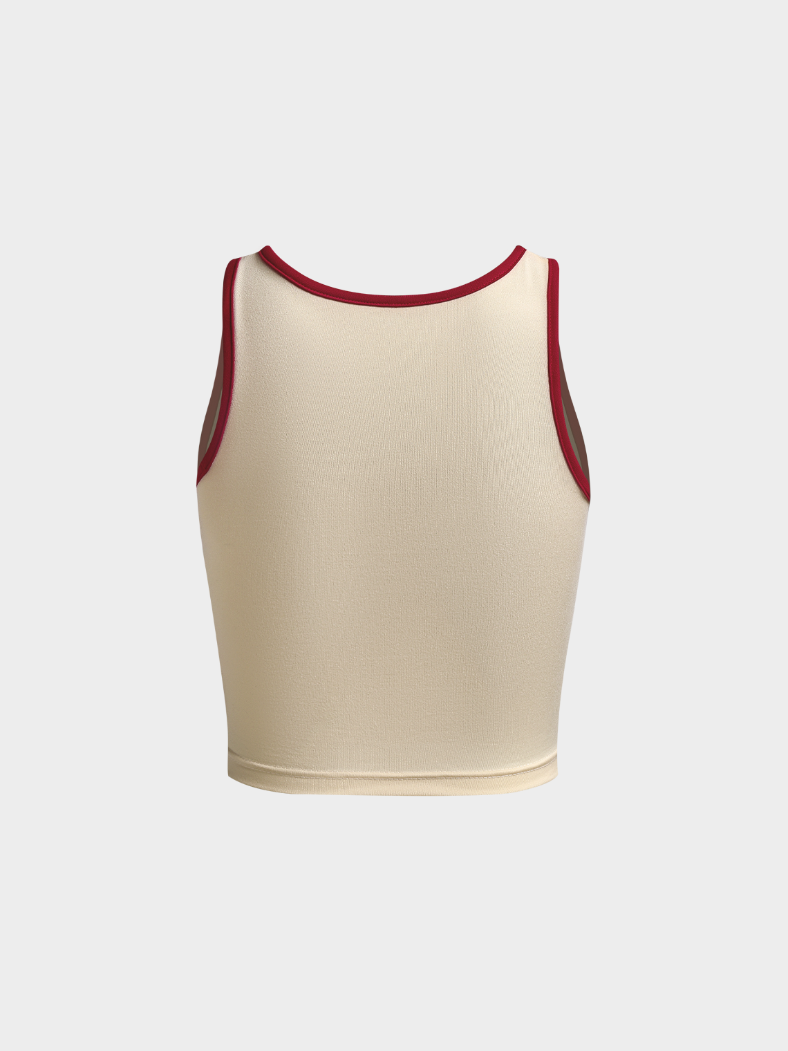 Color Block Crew Neck Tank Top