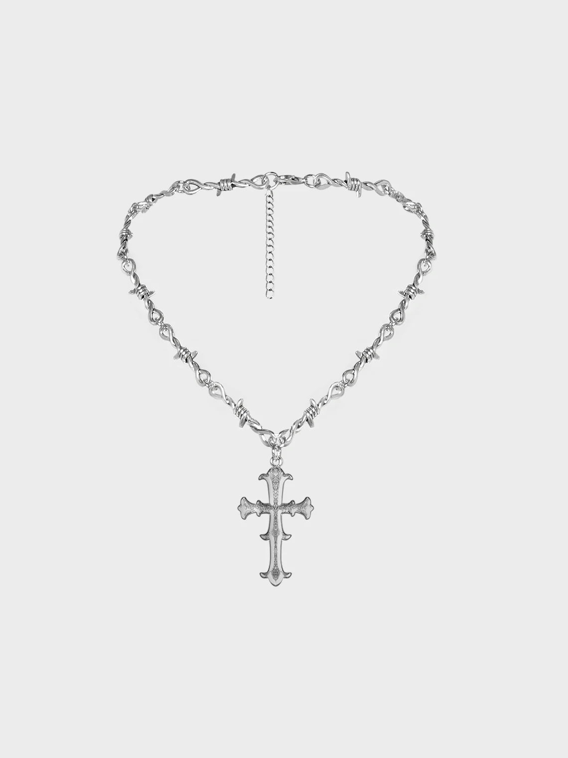 Metal Cross Necklace