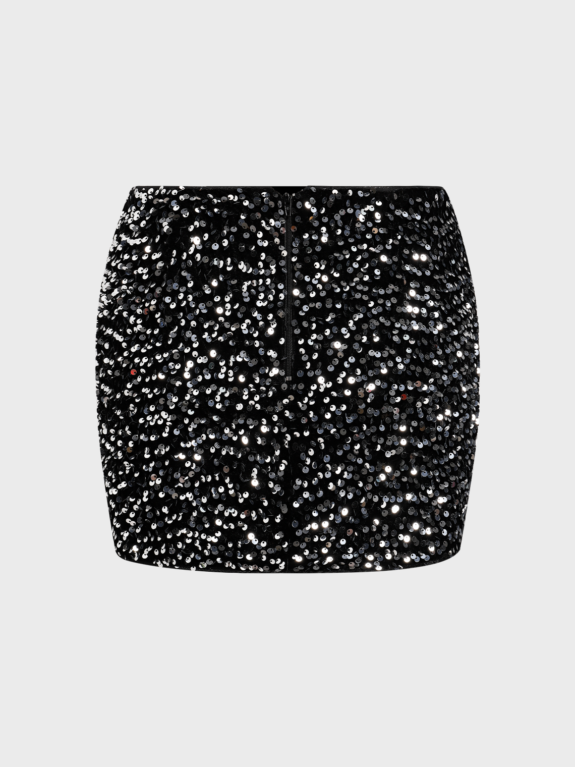 Y2k Black Sequins Bottom Skirt