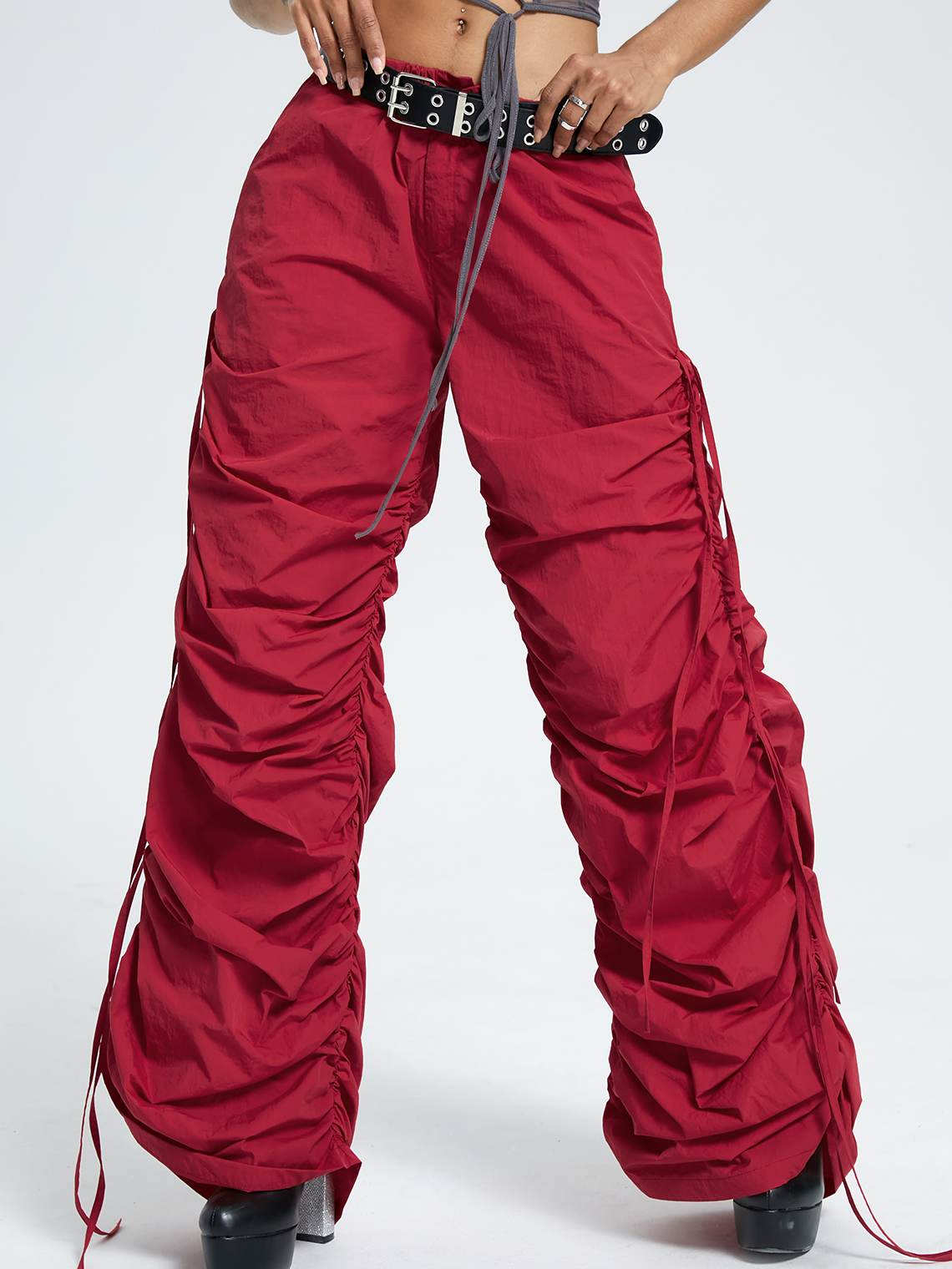 Street Red Bottom Pants