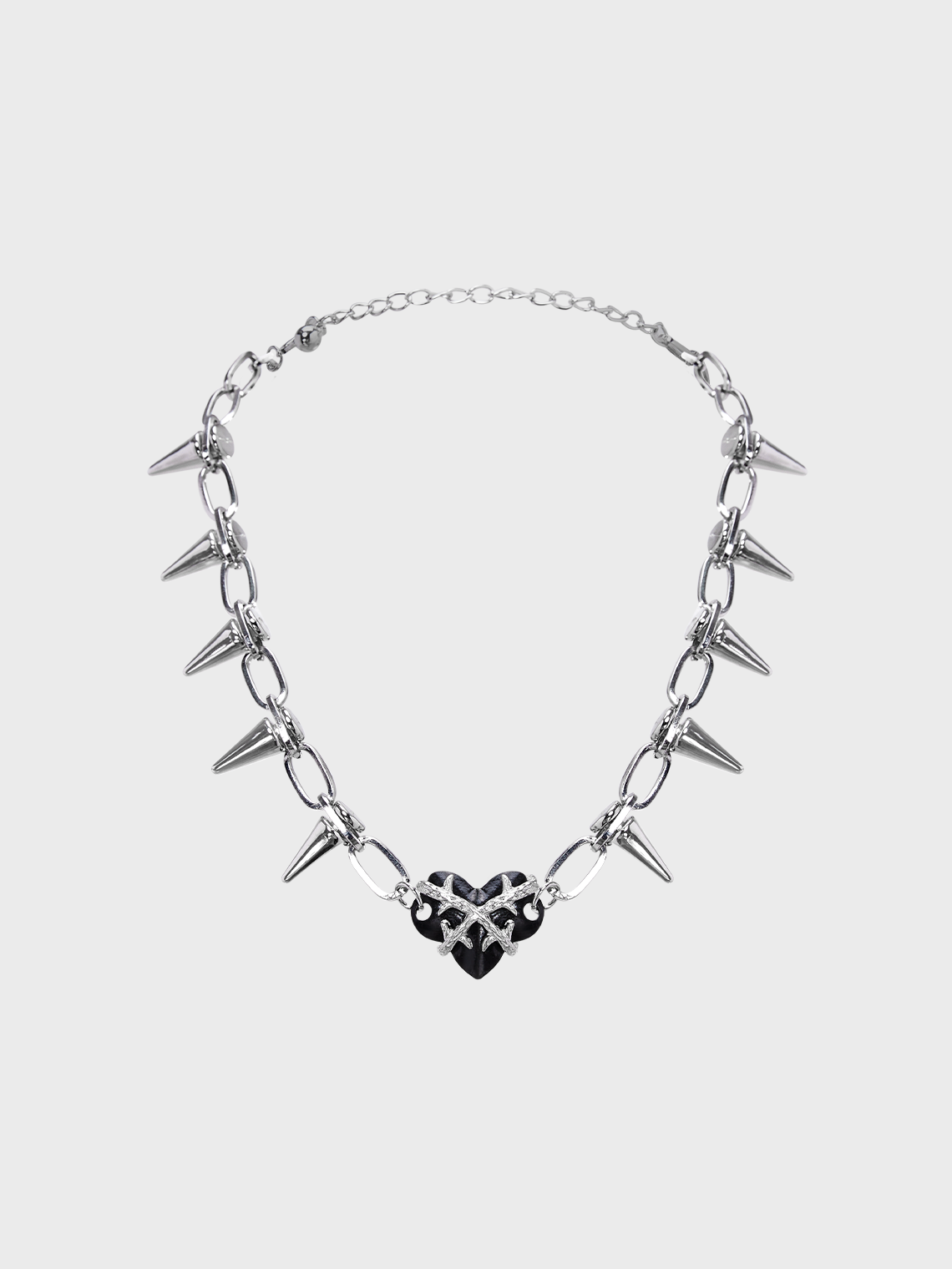 Punk Silver Accessory Necklaces