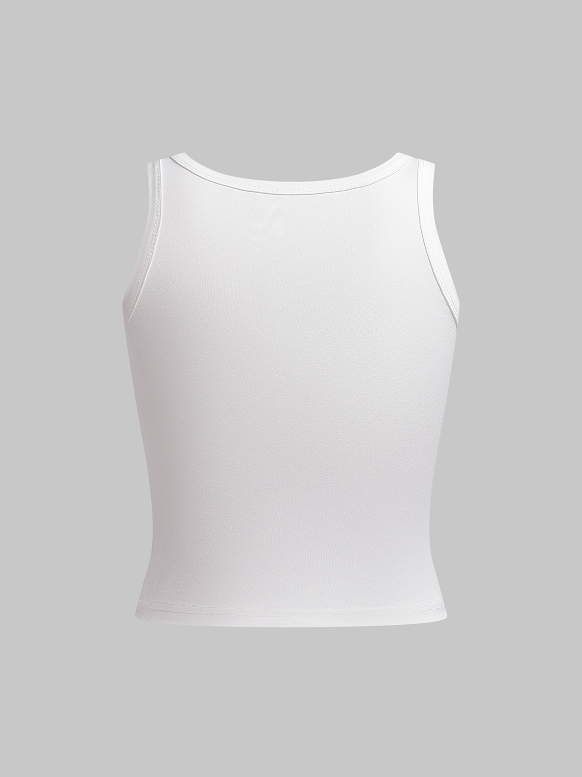 Crew Neck Painting Tank Top