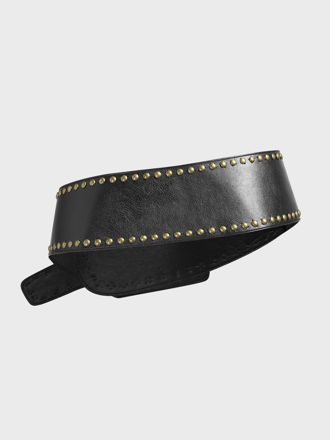 Metal Studs Plain Belt