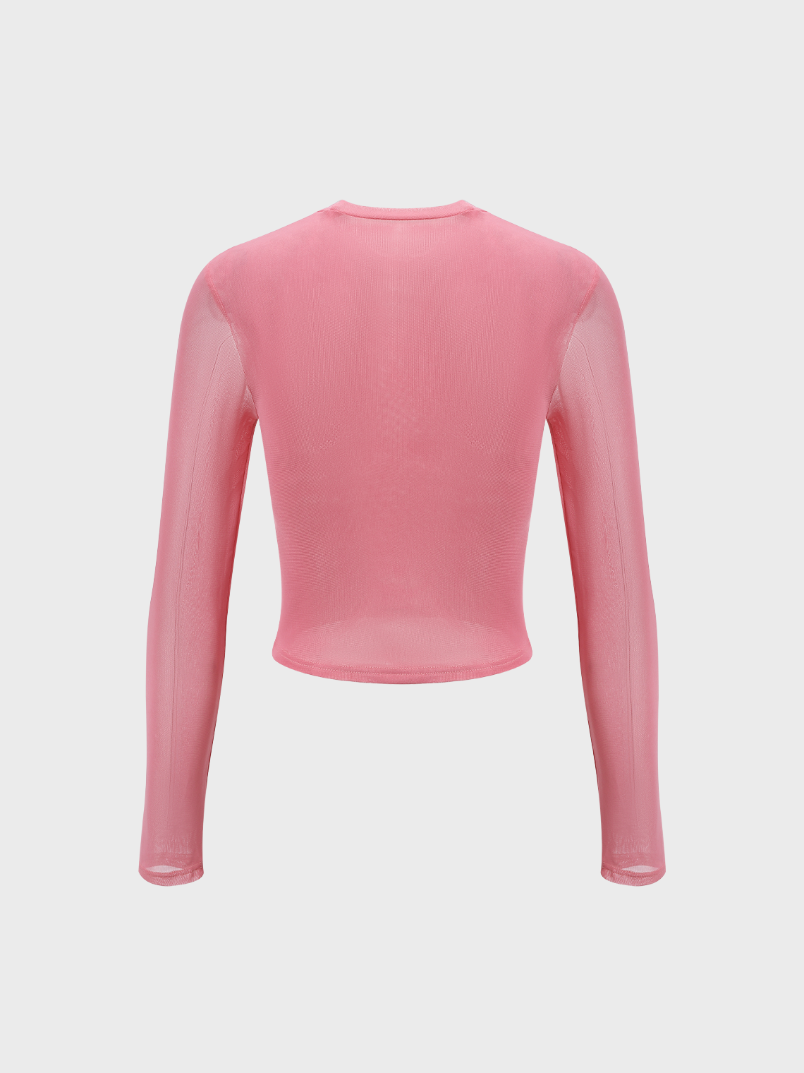 Y2K Pink Mesh Top Women Top