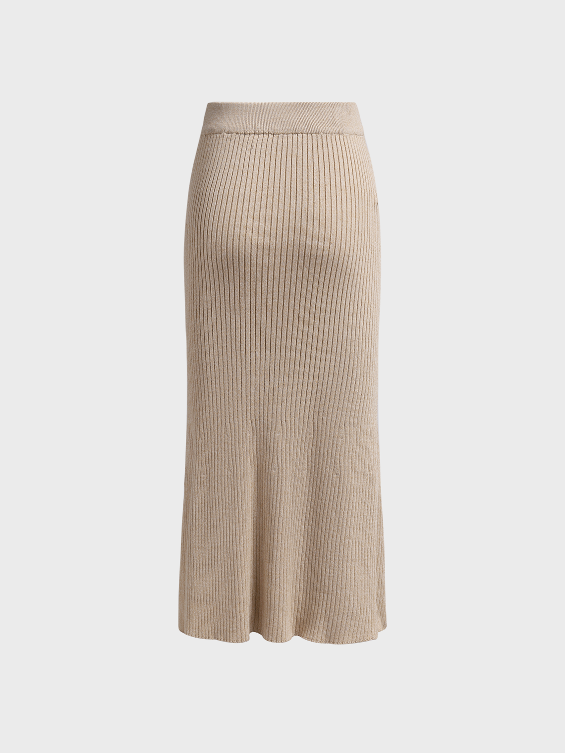 Knitted Plain Maxi Skirt