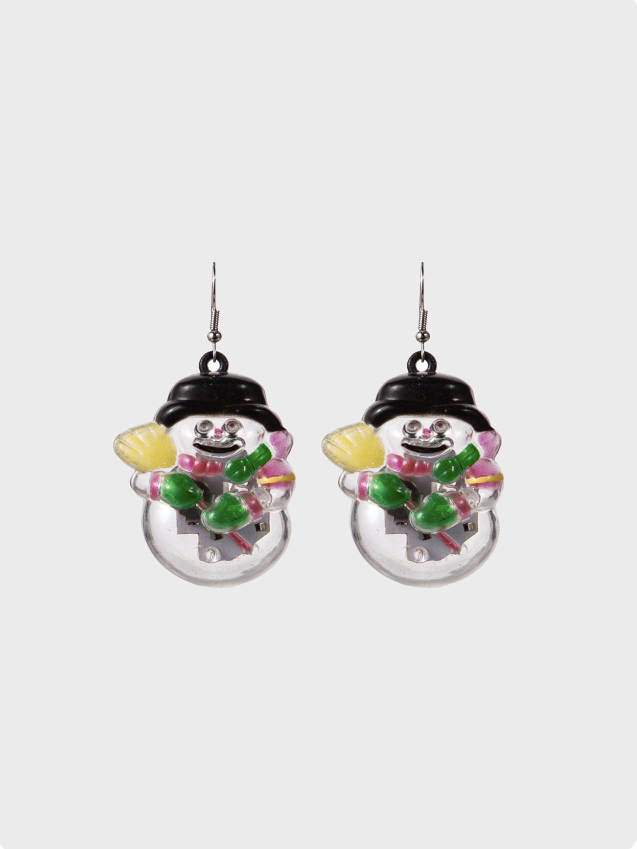 Metal Christmas Earrings