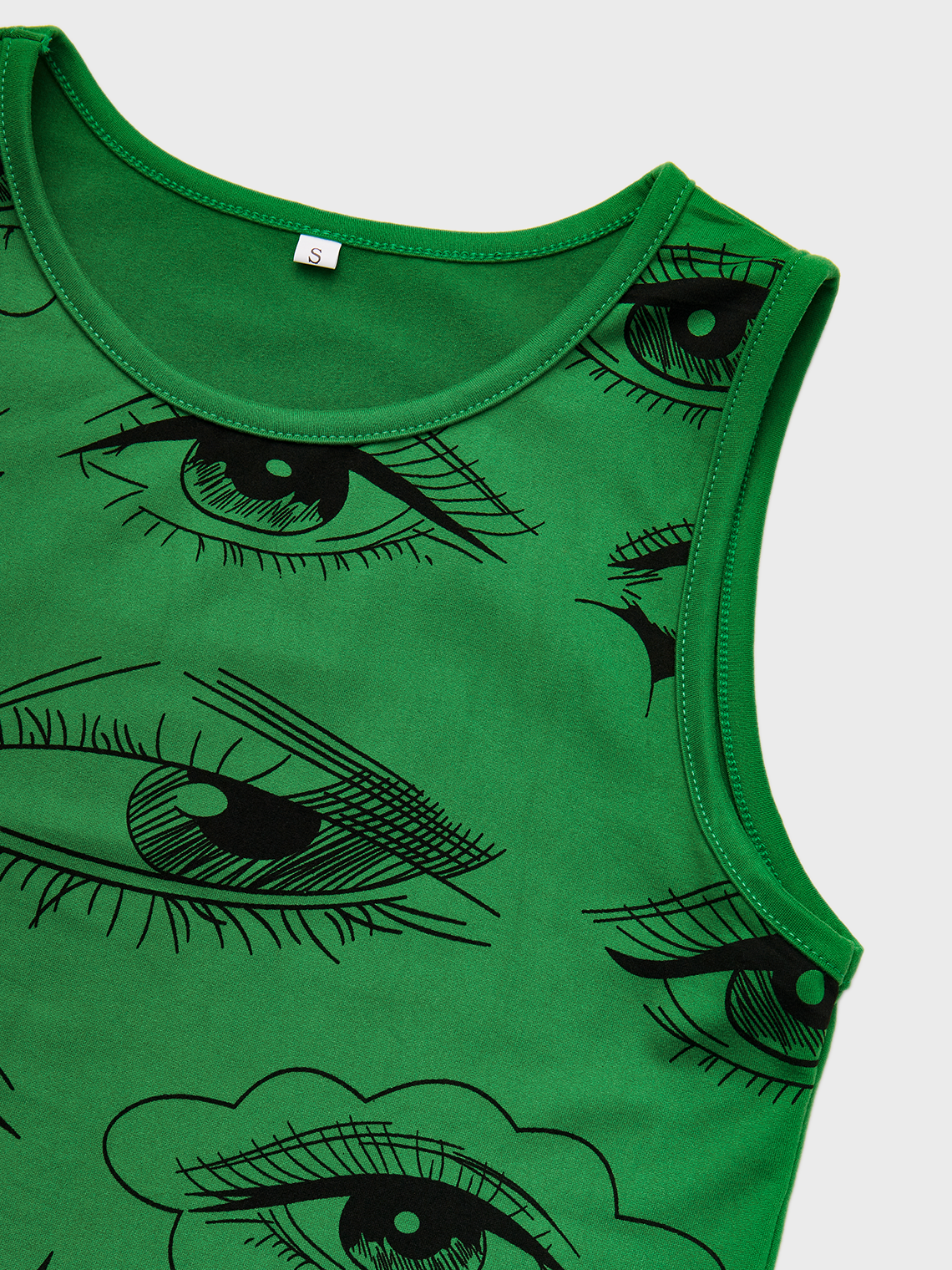 Y2K Green Eyes Top Tank Top & Cami