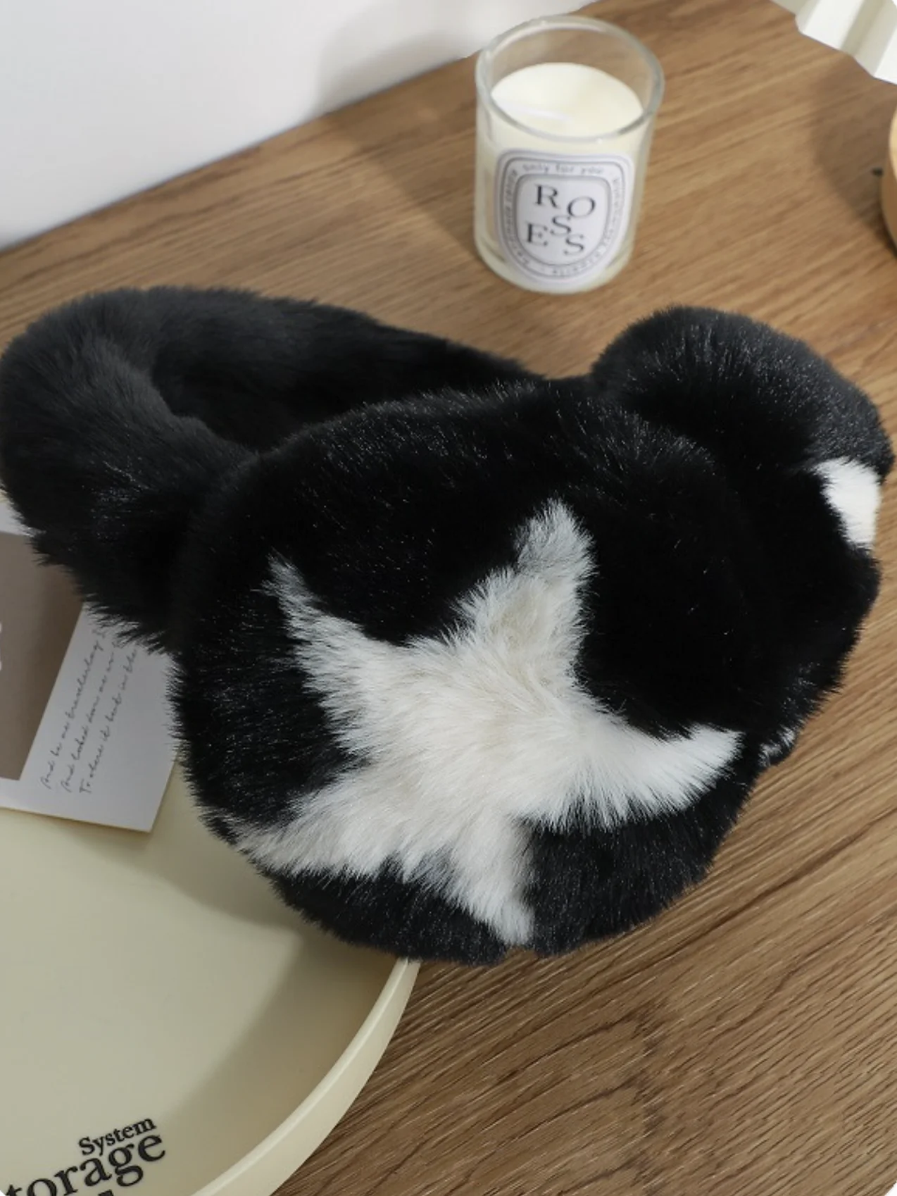 Plush Color Block Earmuff